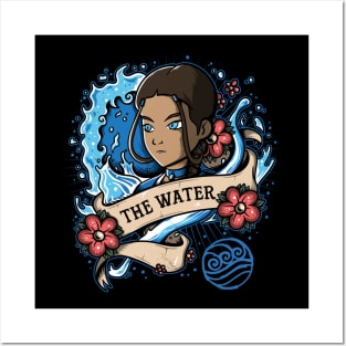 Water Tattoo Posters and Art